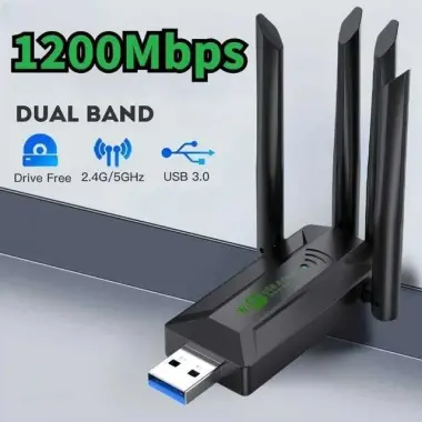 WIFI USB адаптер. Скорость от 150 до 1300Мбит, 2.4Ghz/5Ghz. Доставка