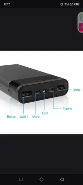 Power Bank аккумулятор корпус