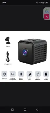 Камера ведио мини WIFI 128g