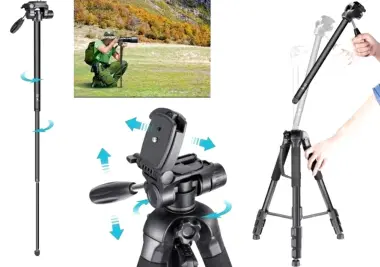 Штатив для камеры и телефона 165 см Jmary KP-2254 + Доставка
