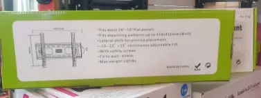 Кронштейн наклоном для телевизора с диагональю панели 32" - 55" дюймов