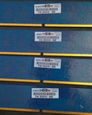 Оперативная память DDR 256 МВ 4 штуки