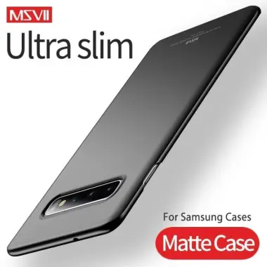 Бампер MSVII для samsung S 10 ультра тонкий матовый