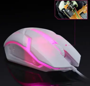 Игровая мышка с RGB подцевткой!