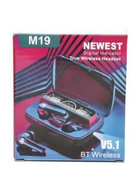M 19 airpods powerbank chiroq naushnik hammasi ichida