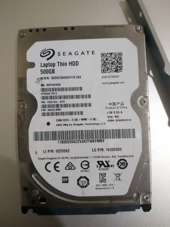 HDD 500GB noutbuk