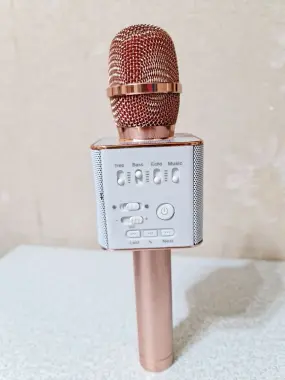 Микрофон золотой