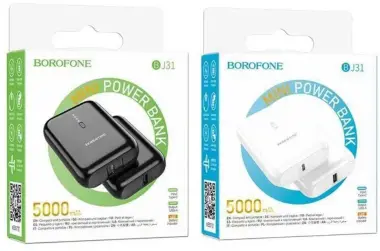 Оригинальный Power Bank BOROFONE повербанк аккумулятор, 5000 mAh