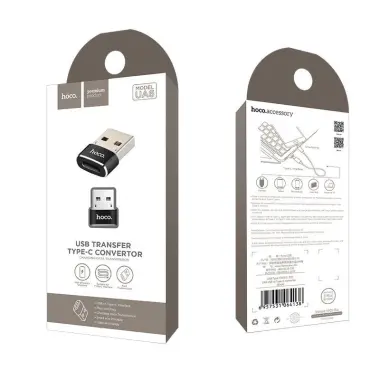 Adapter USB-A to Type-C «UA6» charging data transfer convertor