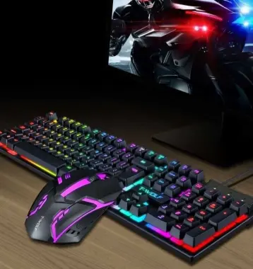 Gaming go Игровая клавиатура и мишка очень удобно нажимать красиво