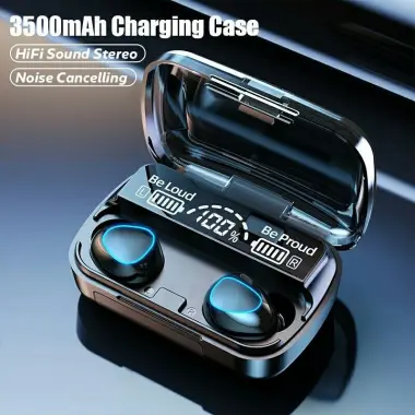 Беспроводные наушники и power bank 3500 mAh