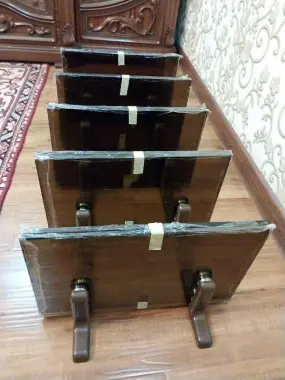 Стеклянные полка. 40×25 10мм Коричневый Стекло