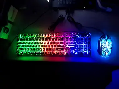 Новый комплект клавиатура и мышка shipadoo с подсветкой USB проводной