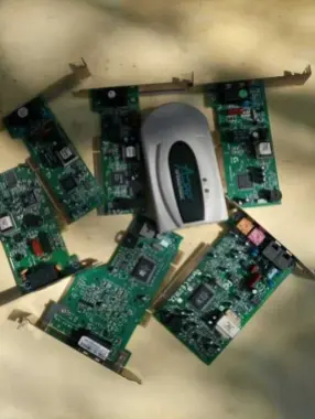 Планки задней стороны ПК (крышки PCI слотов) и 56к dial-up модемы