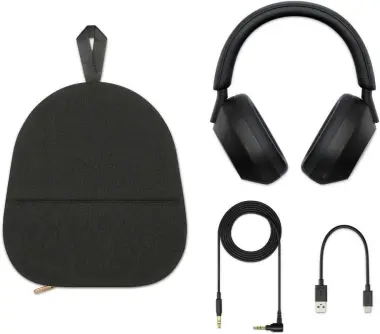 Беспроводные наушники Sony WH-1000XM5, ANC шумоподавления