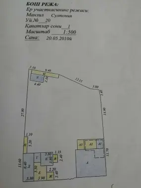 Дом с участком в Ташкенте