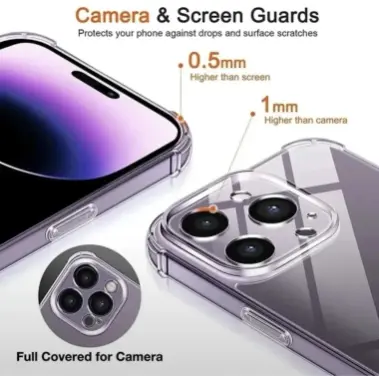 Противоударный прозрачный чехол для Iphone