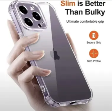Противоударный прозрачный чехол для Iphone