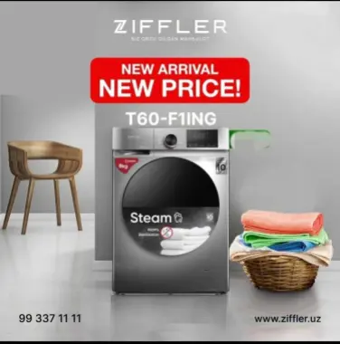 Стиральная машина Зиффлер/Ziffler 6kg Invertor Акция!