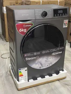 Стиральная машина ZIFFLER inverter 6-8 kg/Функция пара / Доставка