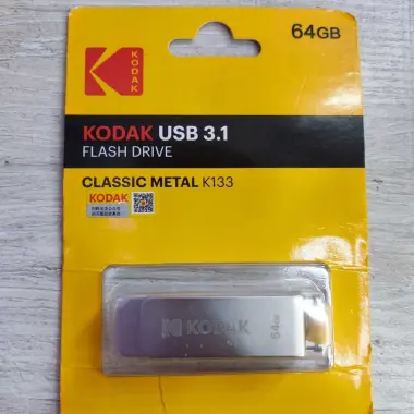 Флешка. Fleshka. Kodak USB 3.1 64 Gb Original License metal 2023