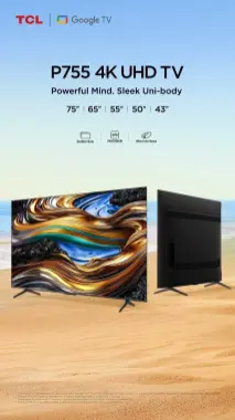 Телевизор TCL 65" P755 4K UHD GoogleTV новый модель 120гц ДОСТАВКА ЕСТ