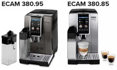 Кофемашина Dinamica Plus ECAM380.95.TB с 2 капучинаторами