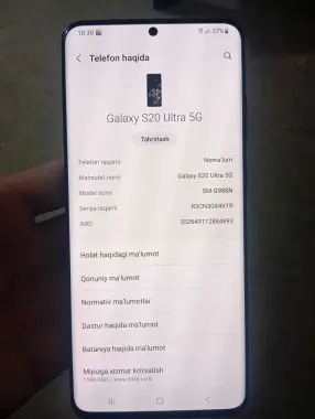 Samsung s20 ulta abmen