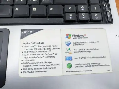 Ноутбук Acer aspire 5633 рабочий