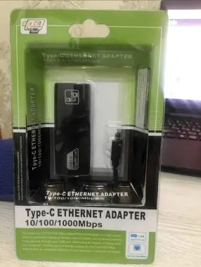 TYPE-C адаптер переходник RJ45 Givabit Ethernet LAN Cable USB 3.1
