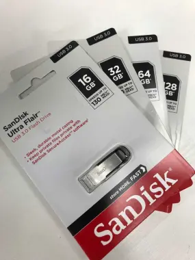 USB Флешка SanDisk Ultra Flair 16/32/64/128/256gb Гарантия + Доставка
