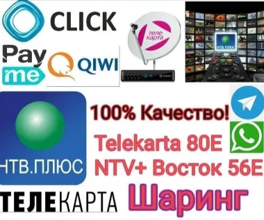 Шаринг настройки, и продление карты доступа Телекарта