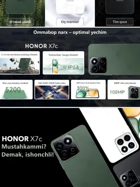 Honor X7c New Super Skidka+Garantiya+Dastavka