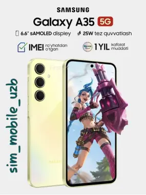 Samsung Galaxy A35 5G 2024 New Super Skidka+Garantiya+Dastavka