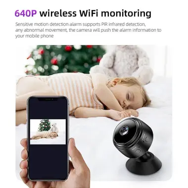 Wi Fi simsiz mini Kamera, xavfsizligingiz garovi