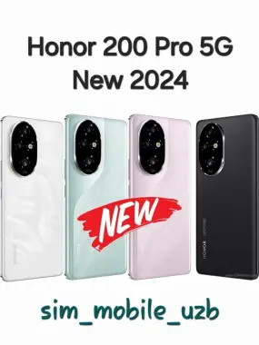 Honor 200 Pro 5G New Super Skidka+Garantiya+Dastavka
