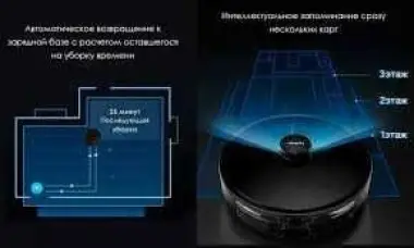 Робот-пылесос с базой самоочистки Lydsto R1 Pro Глобал версия