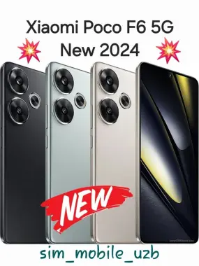 Poco F6 5G 2024 New Super Skidka+Garantiya+Dastavka