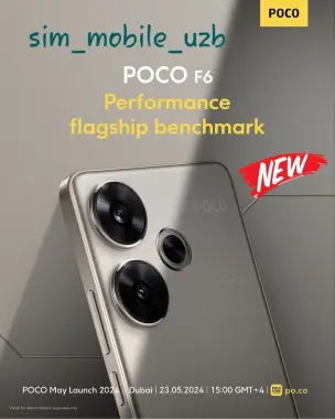 Poco F6 5G 2024 New Super Skidka+Garantiya+Dastavka