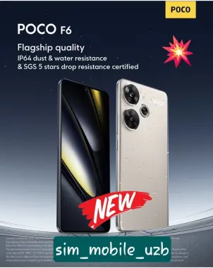 Poco F6 5G 2024 New Super Skidka+Garantiya+Dastavka