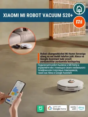 Xiaomi pilesos пылесос робот Robot vacuum S20+.S20