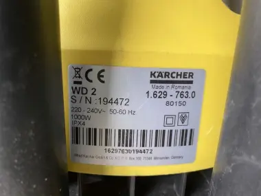 Karcher WD 3S и WD 2 пылесосы оригинал