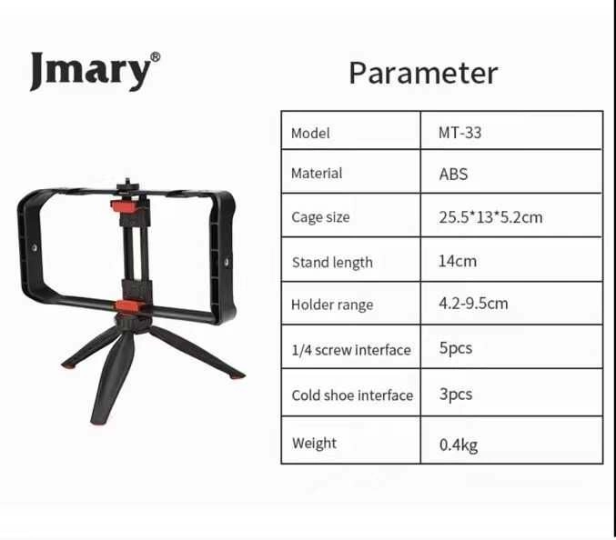 Jmary стабилизатори телефон ва фотосурат stabilizator telefon