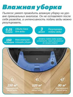 Продается новый робот-пылесос с базой самоочистки Lydsto R1 Pro