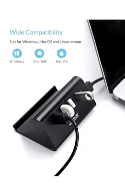 Многофункциональный USB-хаб ORICO с подставкой для телефона