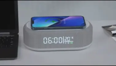 Колонка, караоке 40w, лед лампа, ночник-светильник, беспровод зарядка