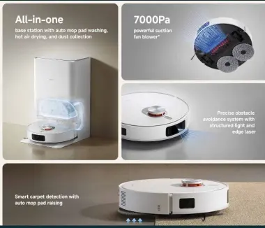Pilesos robot Xiaomi X20 pro global робот пылесос robot vacuum cleaner