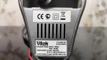 VITEK VT-3526 SR радио часы