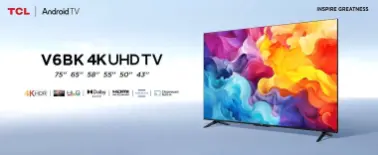 Телевизор TCL V6B P755 4K MINILED